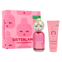 BENETTON SISTERLAND PINK RASPBERRY SET dama