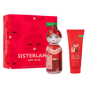 BENETTON SISTERLAND RED ROSE SET dama