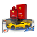 FERRARI RACING RED + CARRO ESCALA 1/18 FERRARI AMARILLO caballero