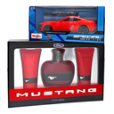 MUSTANG ROJO SET +CARRO FORD MUSTANG 1/24 DARK HORSE caballero